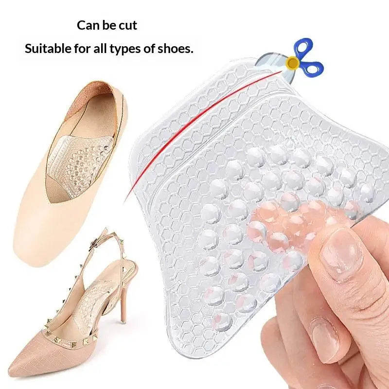 Silicone Gel Forefoot Cushion Pads – Anti-Slip Shoe Inserts 1 Pair Forefoot Shoe Inserts PLUSH