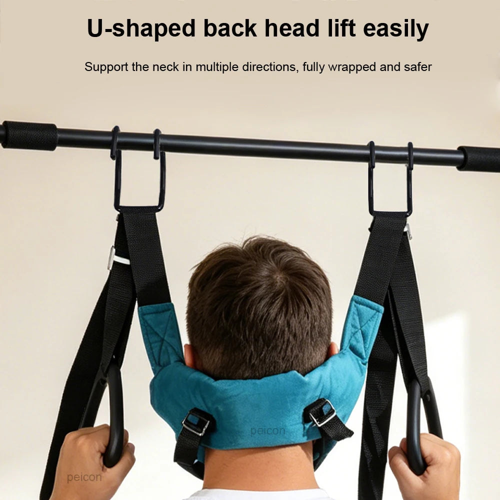 Adjustable Cervical Traction Belt – Neck Stretching Strap Cervical Traction Belt PLUSH