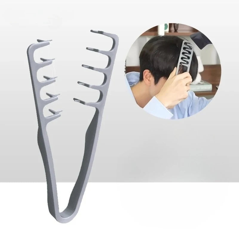 Korean Fluffy Volume Comb – Air Bangs & Root Lifting Tool Hair Styling Comb PLUSH