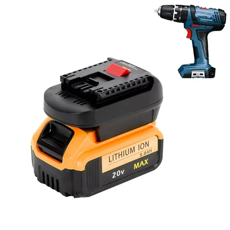 DM18BS Battery Adapter: DeWalt/Milwaukee 20V to Bosch 18V Battery Converter Adapter PLUSH China Mainland