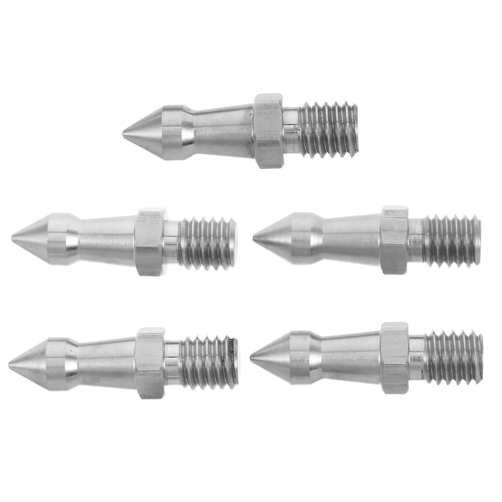 5pcs Stainless Steel Tripod Foot Spikes – Anti-Skid Leg Tips Tripod Spike Feet PLUSH