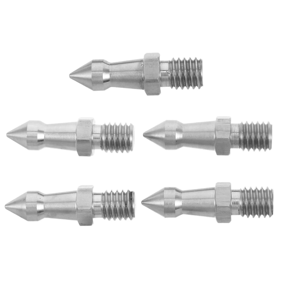 5pcs Stainless Steel Tripod Foot Spikes – Anti-Skid Leg Tips Tripod Spike Feet PLUSH