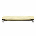 Guitar Amplifier Handle with Screws – PU Leather Amp Strap Amp Cabinet Handle PLUSH BeigeWhitesilver