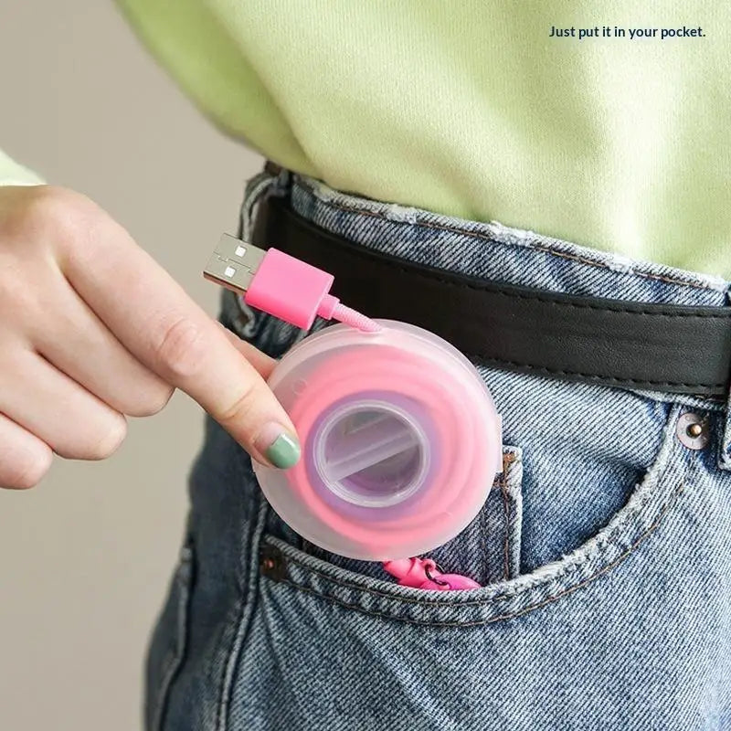 Cable Organizer USB Cord Winder & Wire Holder | KOQZM Cable Cord Organizer PLUSH