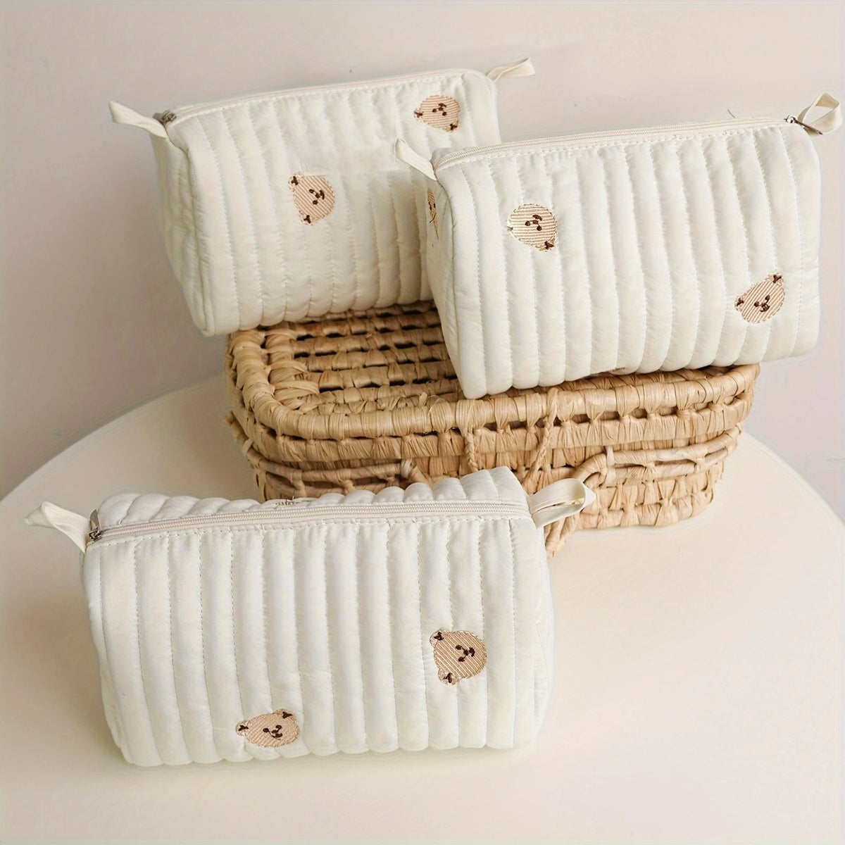Patchwork Diaper Bag Embroidered Travel Organizer Purse Diaper Bag Purse PLUSH