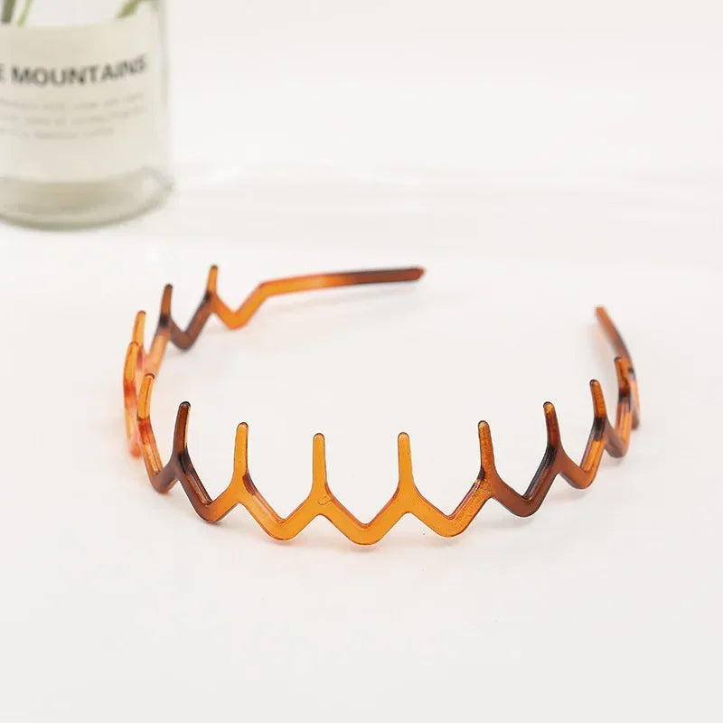 Wavy Sports Headband – Unisex Wave Hair Hoop for Men & Women Sports Headband PLUSH 1