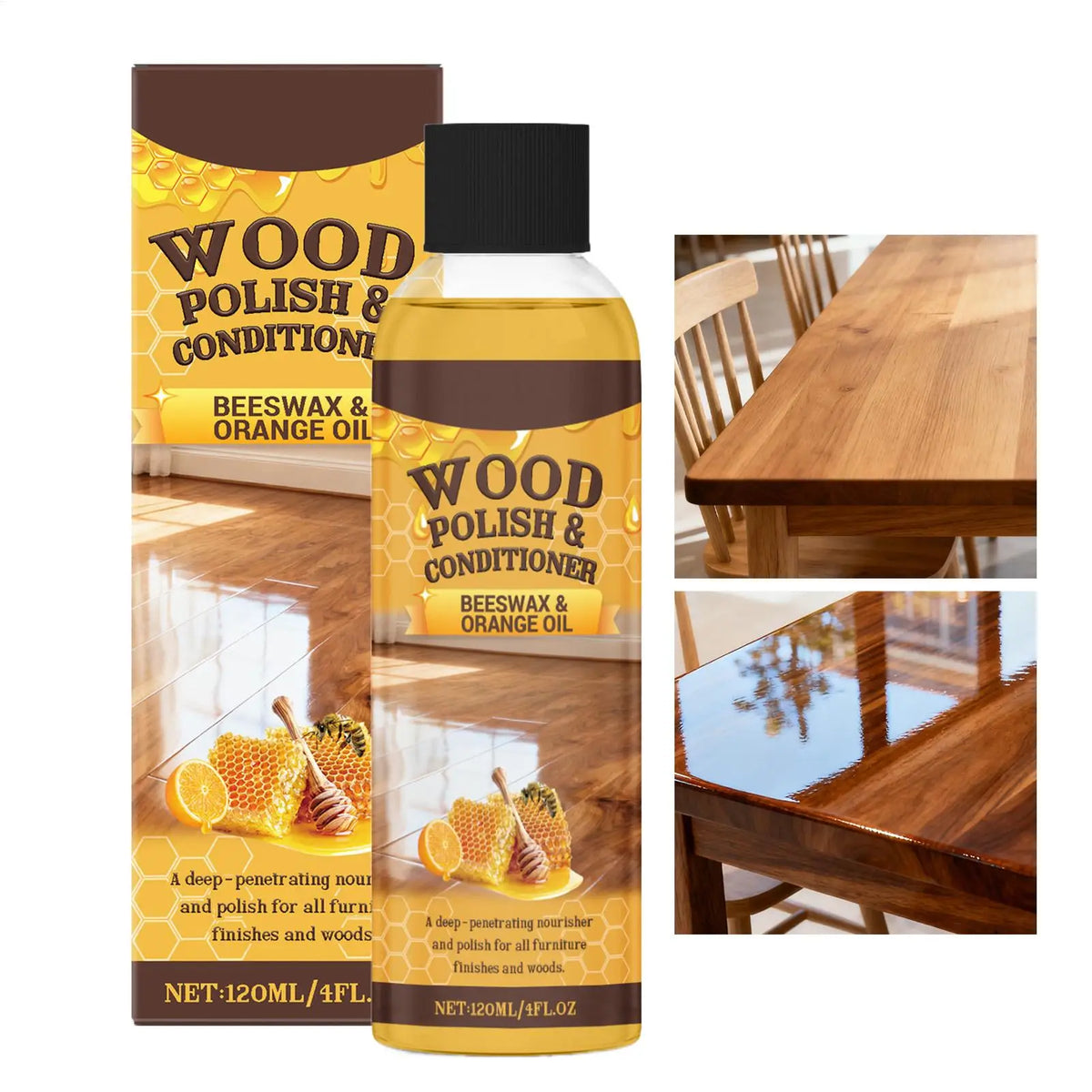 120ml Wood Floor Scratch Repair Spray – Polish & Restore Shine Wood Floor Restorer PLUSH Default Title