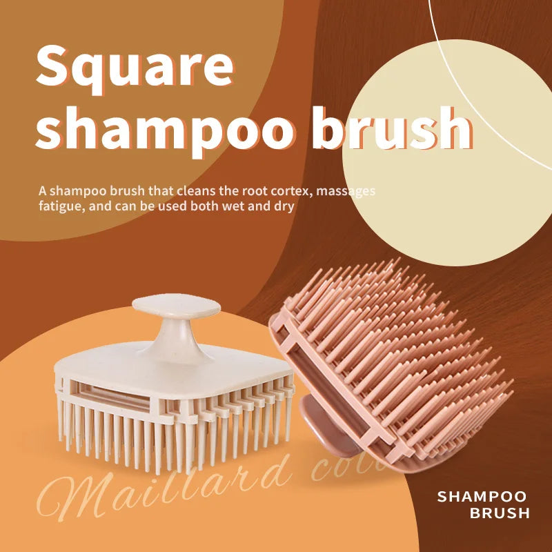 Silicone Scalp Massage Shampoo Brush – Shower Hair Comb Scalp Massage Brush PLUSH