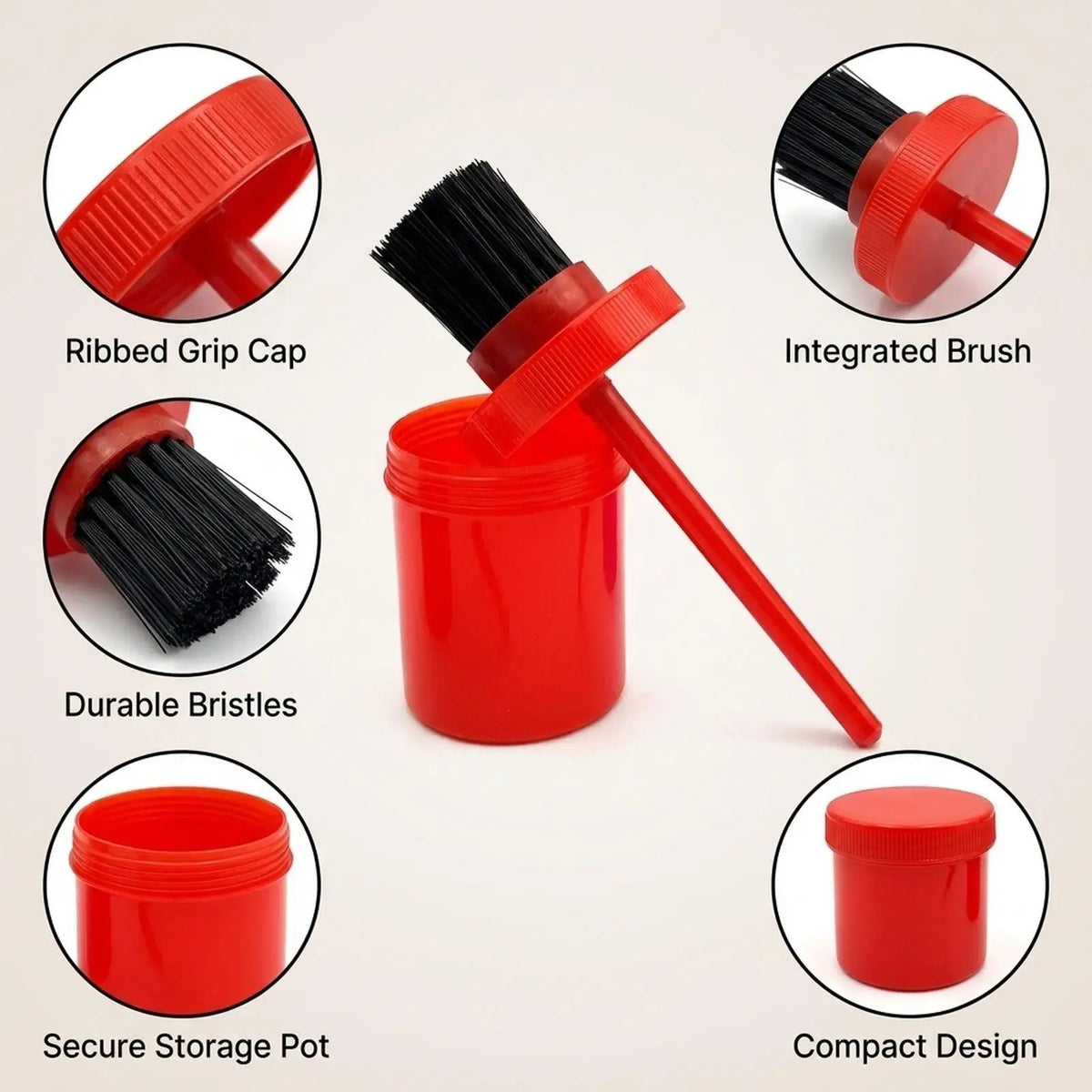 Hoof Oil Brush Applicator Set – 3-Pack Horse Grooming Tool Horse Grooming Tool PLUSH