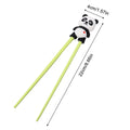 Kids Panda Training Chopsticks | Cute Learning Chopsticks Kids Training Chopsticks PLUSH Green