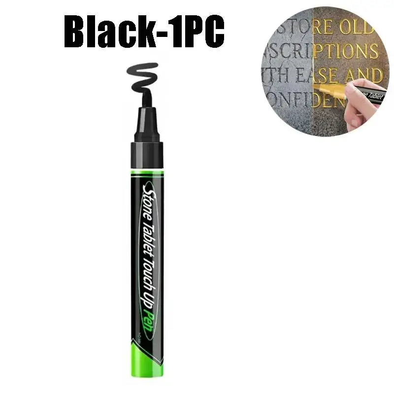 Stone Inscription Touch-Up Paint Pen – Oil Based Weatherproof Touch-Up Paint Pen PLUSH A5