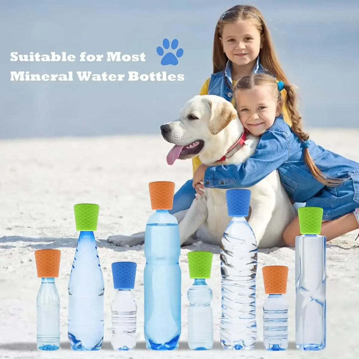 Portable Silicone Shower Head Bottle Attachment – Dogs & Kids Portable Shower Attachment PLUSH