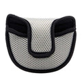 Golf Mallet Putter Headcover – Nylon Mesh Club Protector Putter Headcover PLUSH grey