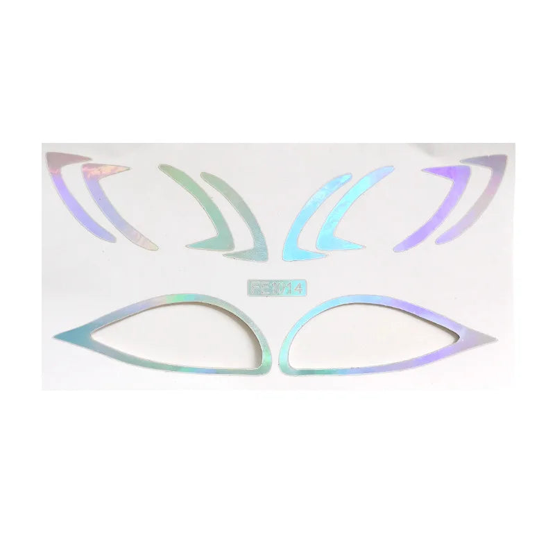 Laser Face & Eye Makeup Stickers – Colorful Party Art Decor Face Makeup Stickers PLUSH FE1014