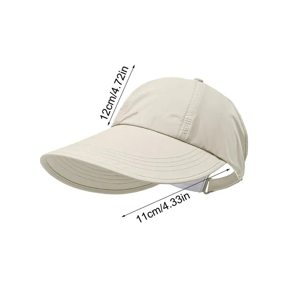 Wide Brim Breathable Sun Hat – UV Protection Unisex Cap Wide Brim Sun Hat PLUSH Beige