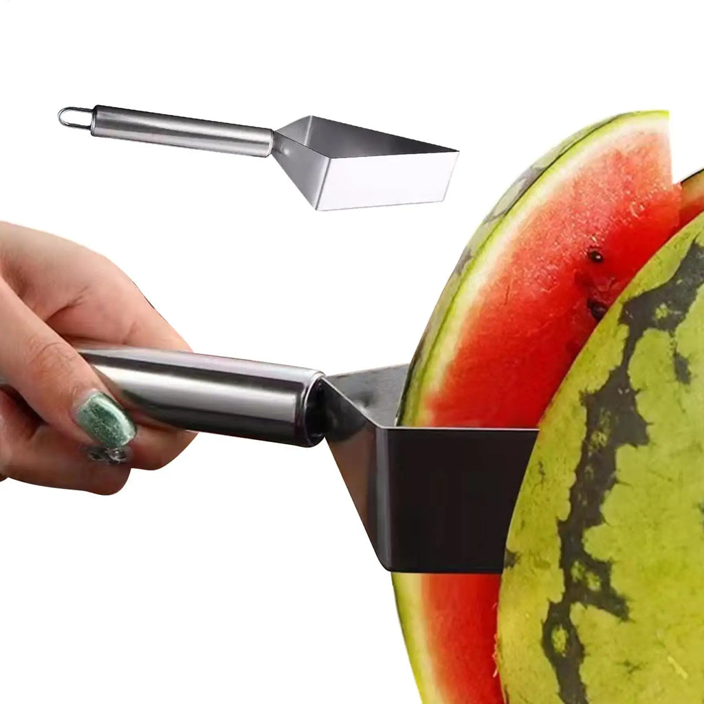 Stainless Steel Triangular Watermelon Slicer & Cutter Tool Fruit Slicer Tool PLUSH