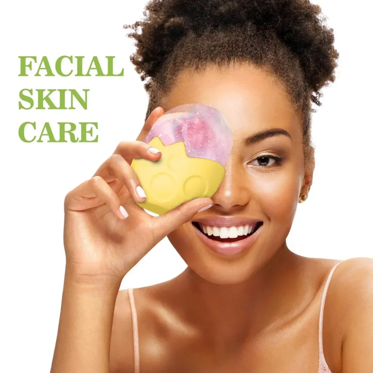 Silicone Ice Face Roller – Facial Massage & Skin Tightening Tool Facial Massage Roller PLUSH