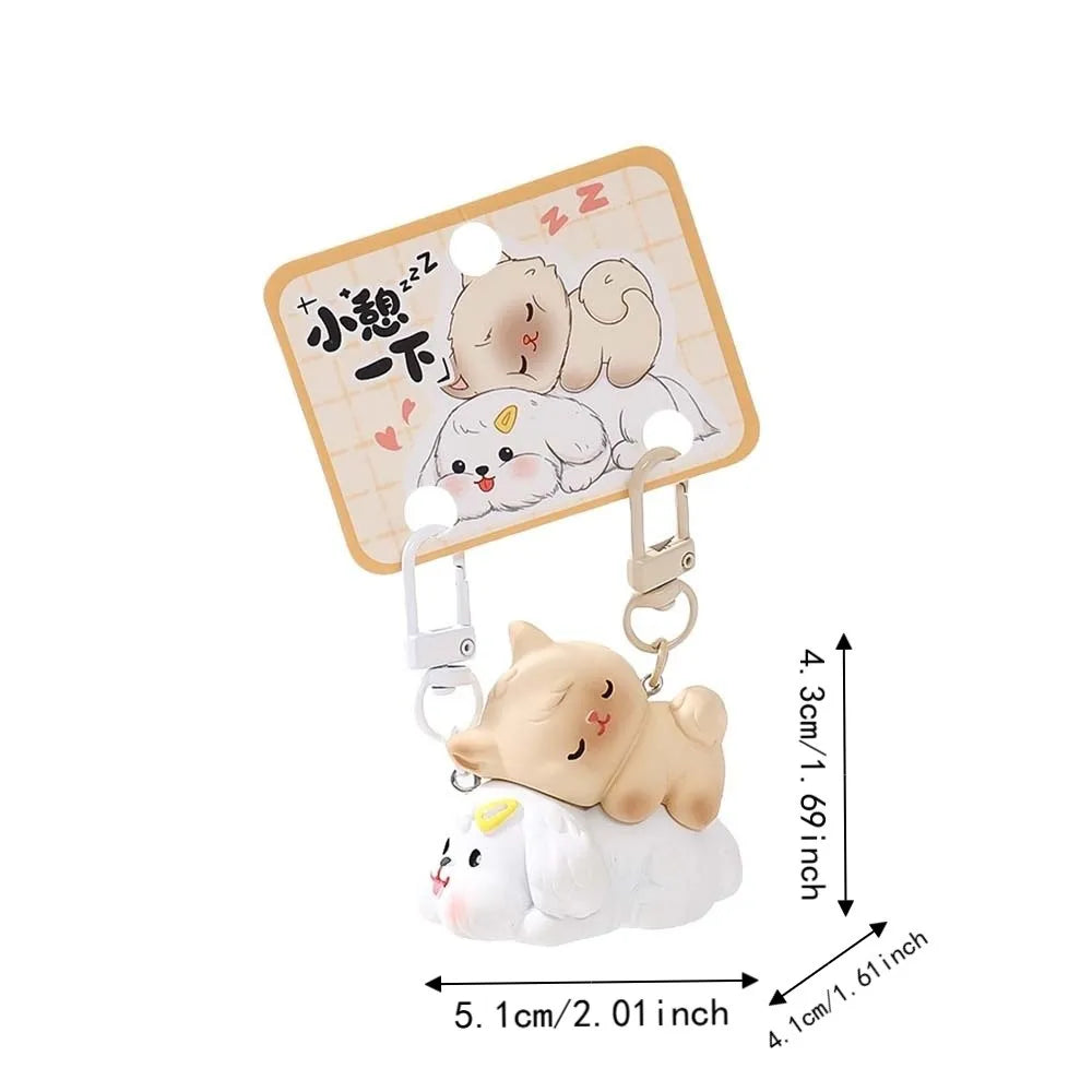 Resin Magnetic Animal Keychain Pair – Cute Backpack Pendant Keychain Pendant Set PLUSH