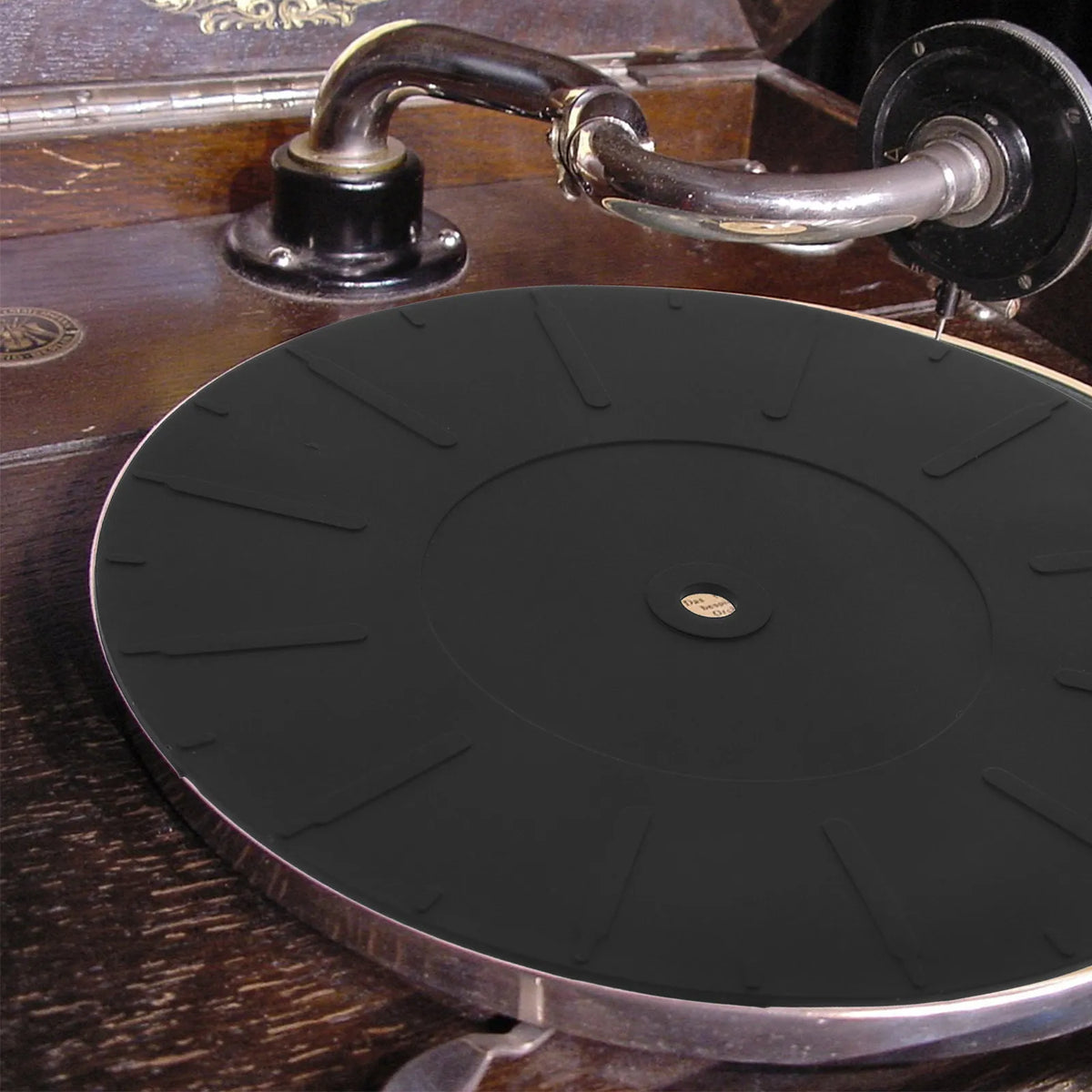 Silicone Turntable Slipmat – Anti-Static Vinyl Record Player Mat Turntable Slipmat PLUSH