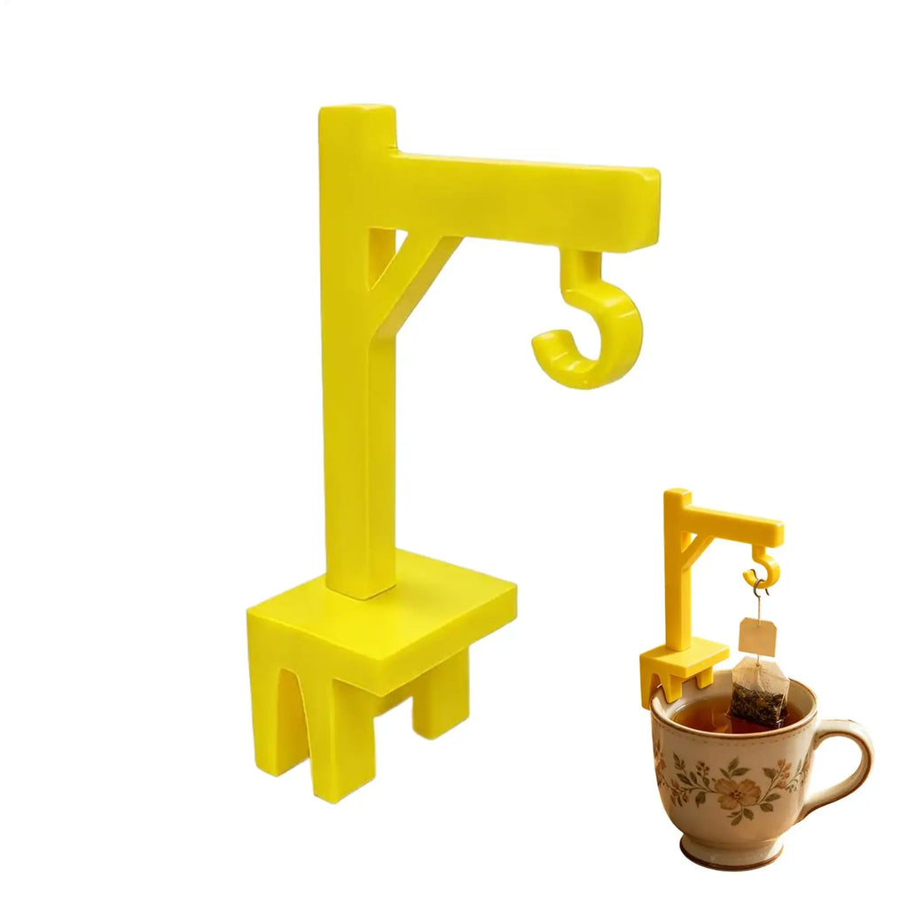 Crane Tea Bag Holder Clip – Cute Silicone Mug Accessory Tea Bag Clip PLUSH