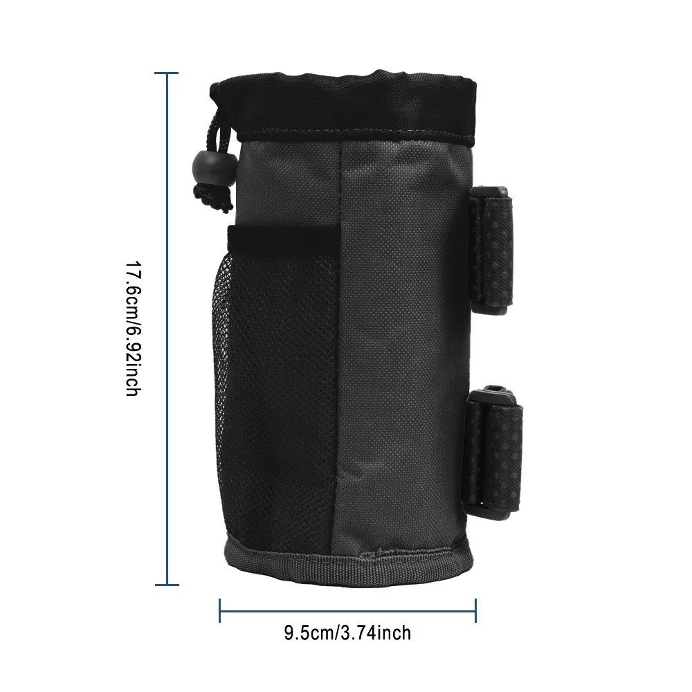 Handlebar Water Bottle Holder Bag – Bike, Scooter & Motorbike Bike Bottle Holder PLUSH