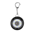 2-in-1 Clip-On Keychain Light | USB Rechargeable, 3-Level Dim Mini Keychain Light PLUSH Black