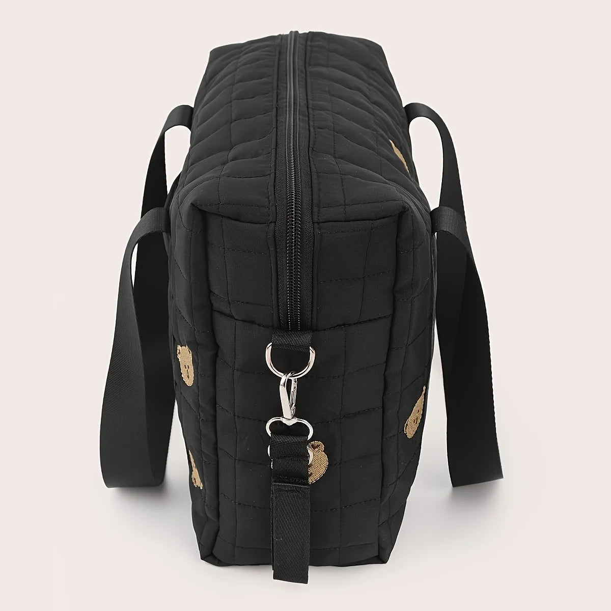 Black Bear Stroller Organizer Bag – Large Capacity for Moms Stroller Organizer Bag PLUSH