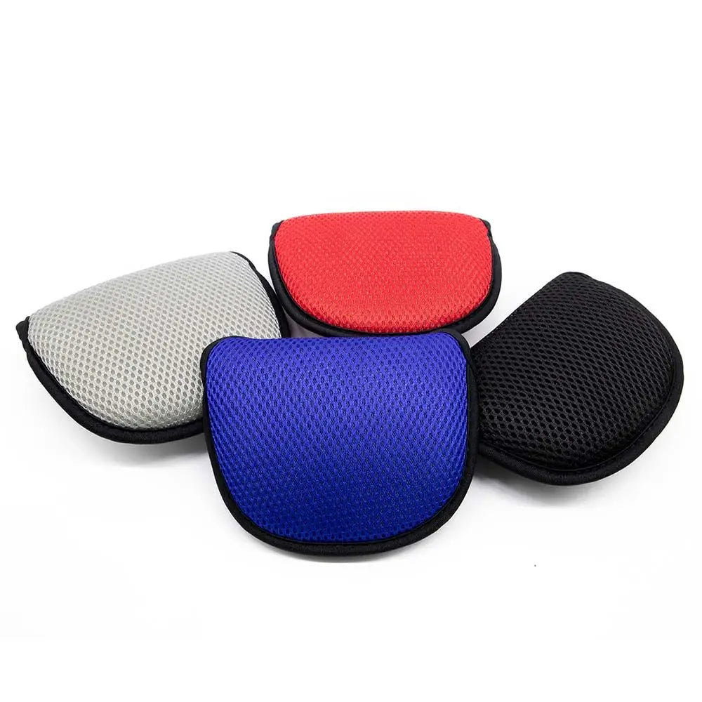 Golf Mallet Putter Headcover – Nylon Mesh Club Protector Putter Headcover PLUSH