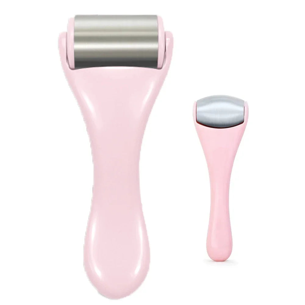 Stainless Steel Ice Roller Facial Massager – Face & Eye Tool Facial Massage Roller PLUSH