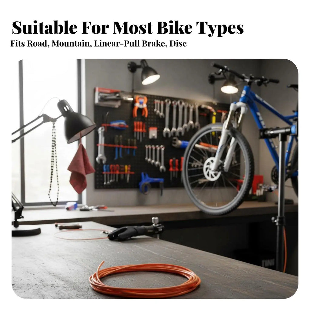 Steel Core Bike Brake Cable & Housing for Road & MTB Bikes Bike Brake Cable PLUSH