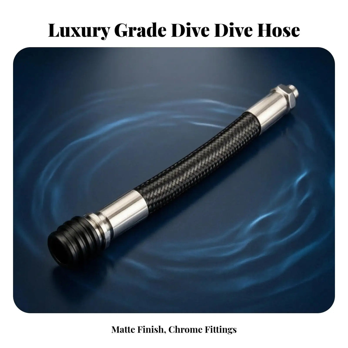Braided Scuba Diving Hose – Abrasion Resistant Slim Hose Scuba Diving Hose PLUSH