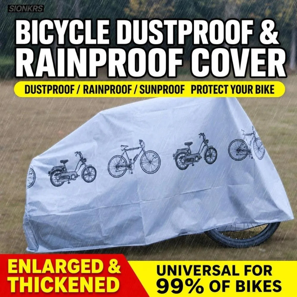 Waterproof Bike & Motorcycle Cover – Universal UV Dustproof PEVA Bike Protective Cover PLUSH