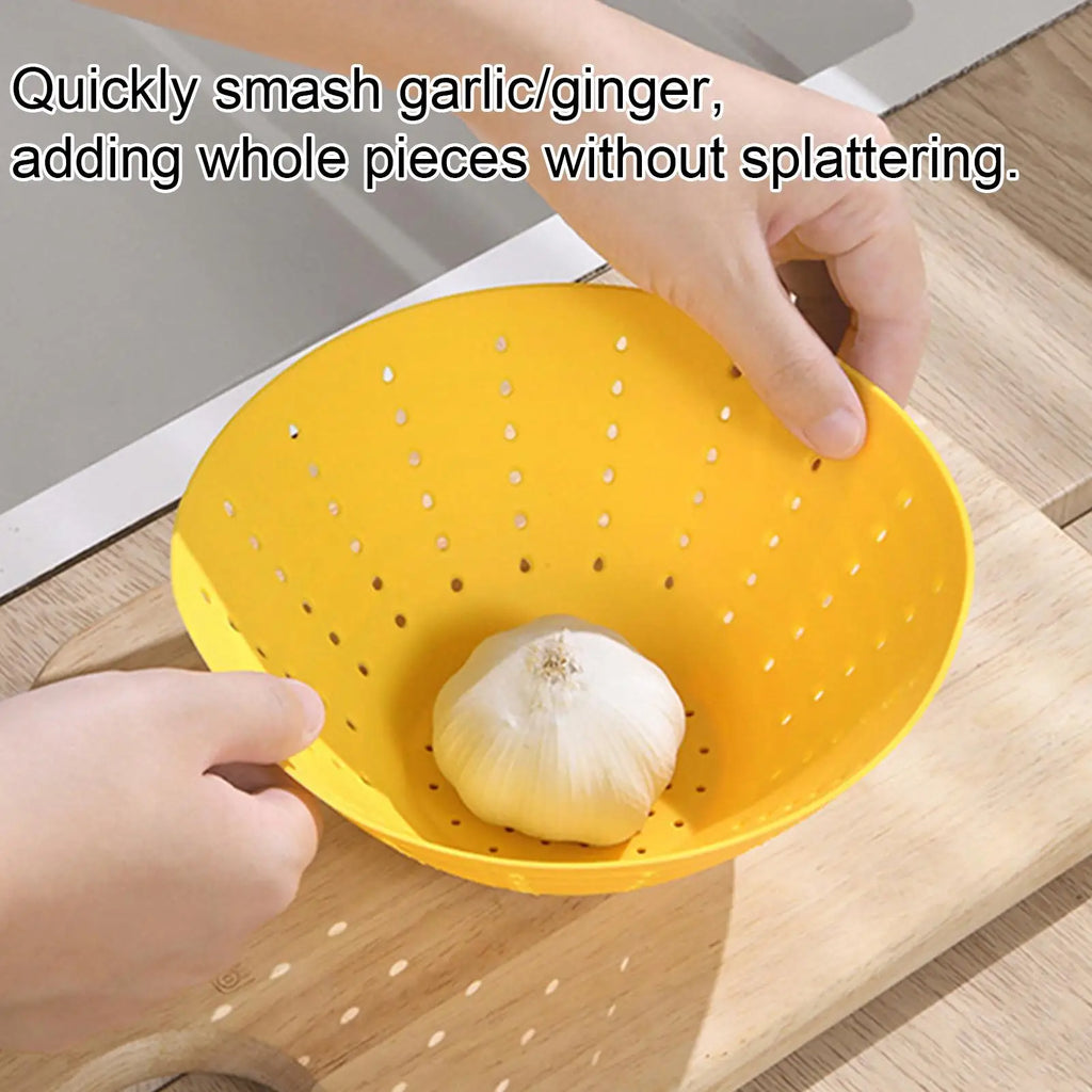Foldable Silicone Strainer Bowl – Fruit & Veggie Colander Silicone Colander PLUSH
