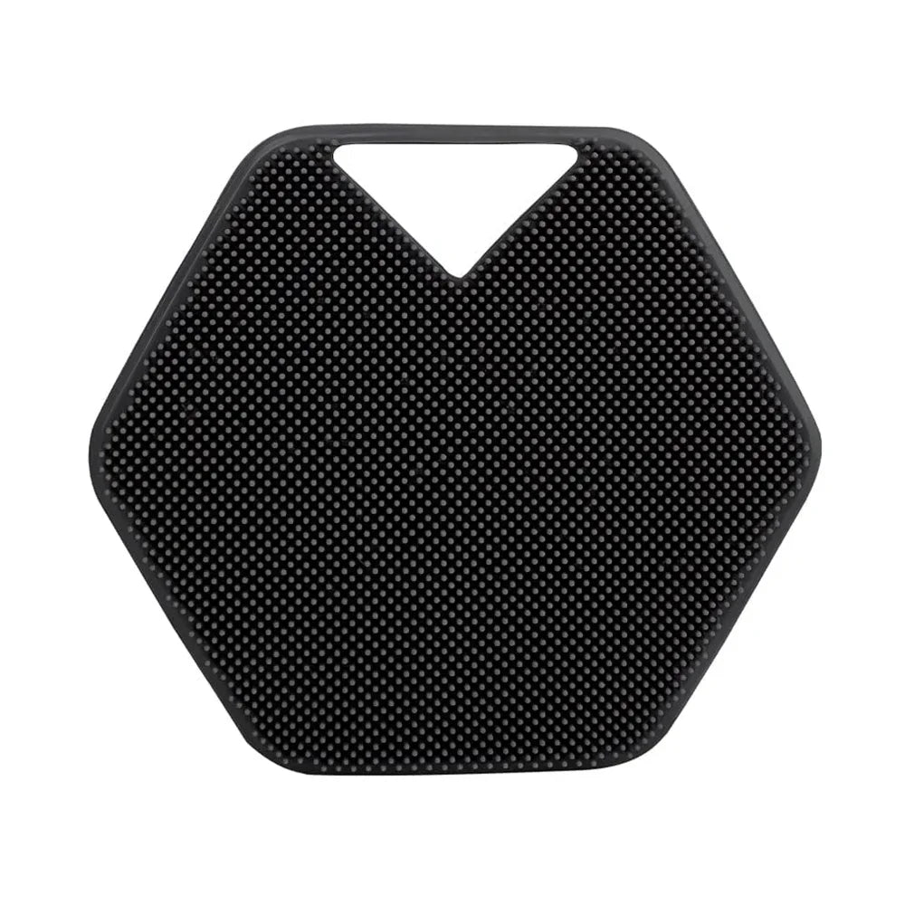 Silicone Exfoliating Body Scrubber Bath Brush – All Skin Types Silicone Bath Scrubber PLUSH Black