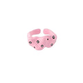 Y2K Stripe Polka Dot Oil Drop Opening Ring – Women's Fashion Fashion Ring PLUSH A