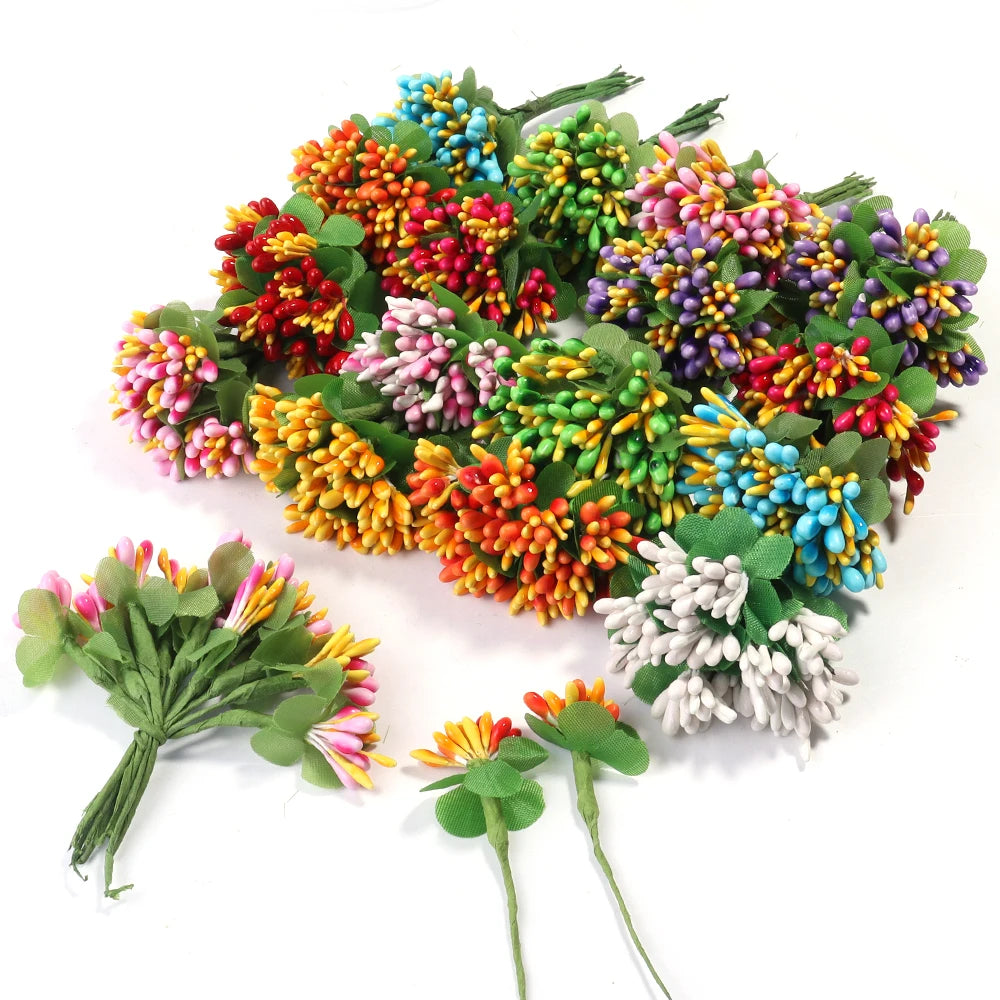 20pcs Gypsum Artificial Flower Stamens 85mm – DIY Wedding Décor Artificial Flower Stamens PLUSH