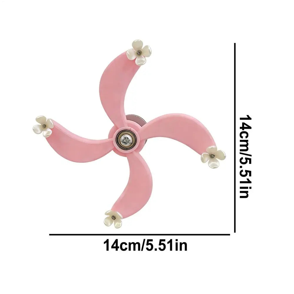 Interactive Rotating Windmill Bird Toy | Spinner Cage Accessory Bird Cage Toy PLUSH Pink