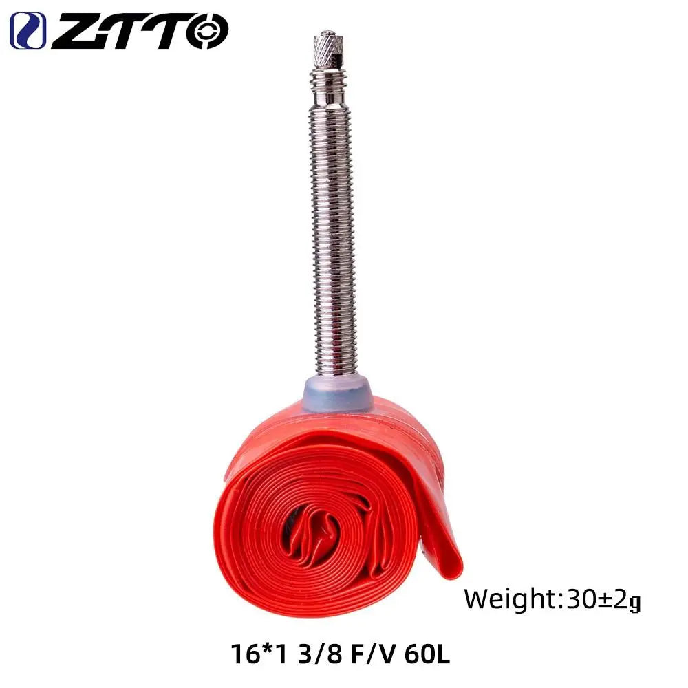 ZTTO TPU Bike Inner Tube French Valve 48/60/80mm Ultralight Bicycle Inner Tube PLUSH NO.2