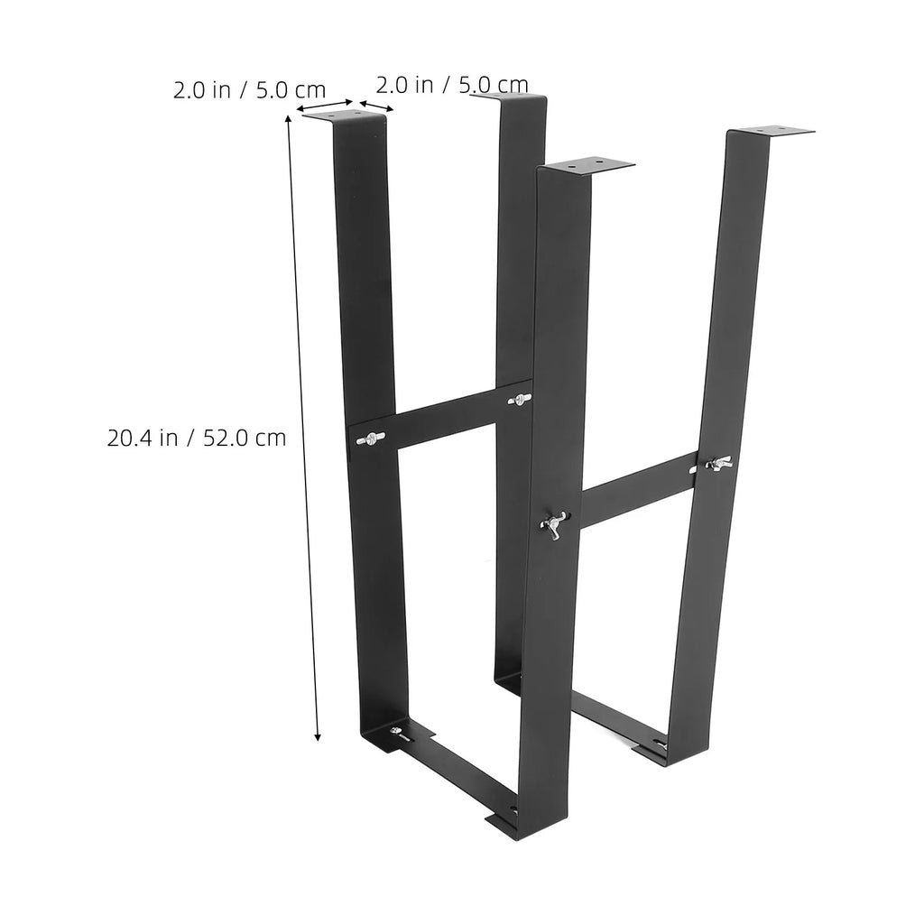 Under Desk PC Tower Mount – Adjustable Carbon Steel Bracket PC Tower Mount PLUSH