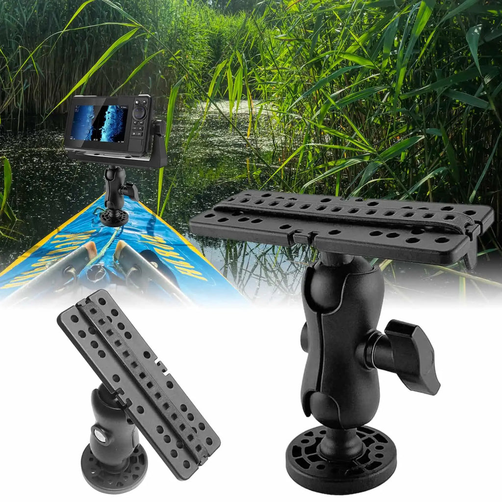 360° Swivel Ball Mount Fish Finder Bracket – Kayak & Boat Fish Finder Mount PLUSH
