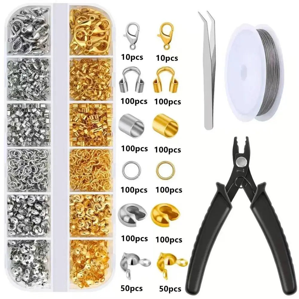 Jewelry Making Supplies Kit – Pliers, Jump Rings & Crimp Tools Jewelry Making Kit PLUSH