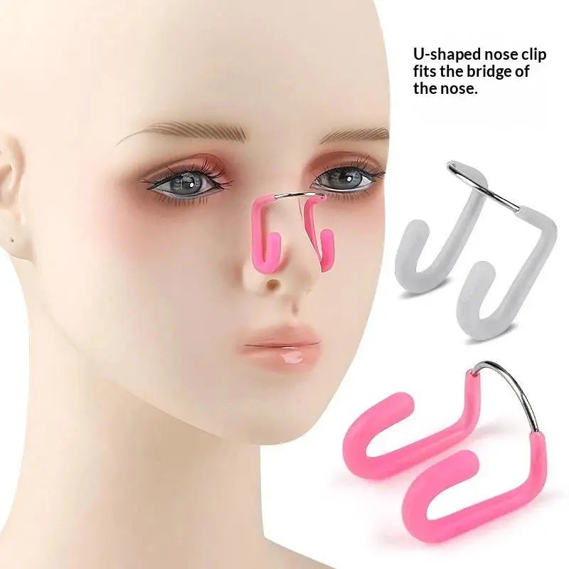 Silicone Swimming Nose Clip – Waterproof Dive Nose Plug Swim Nose Clip PLUSH