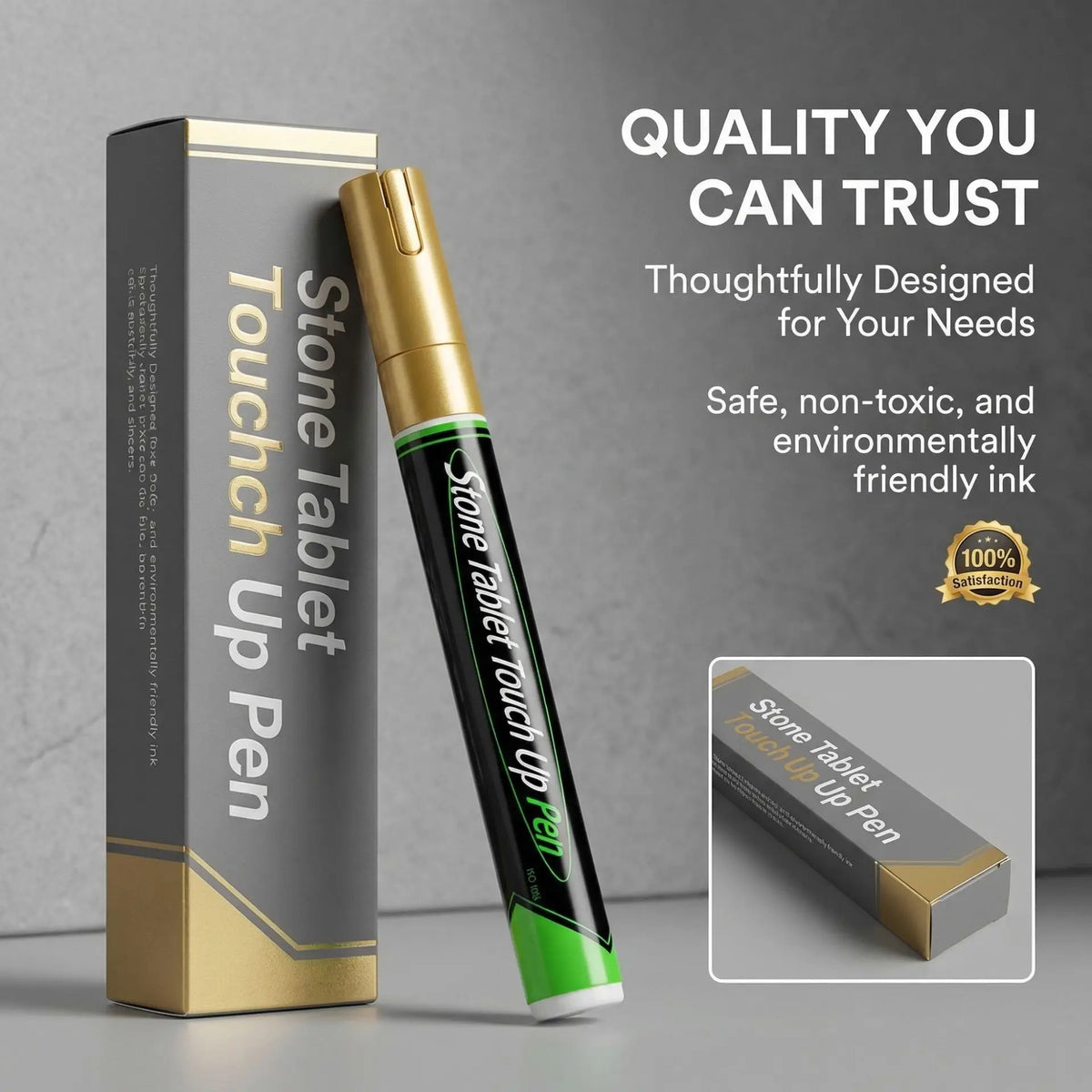 Pet Tombstone Touch-Up Paint Pen – Waterproof Metal Lettering Touch-Up Paint Pen PLUSH