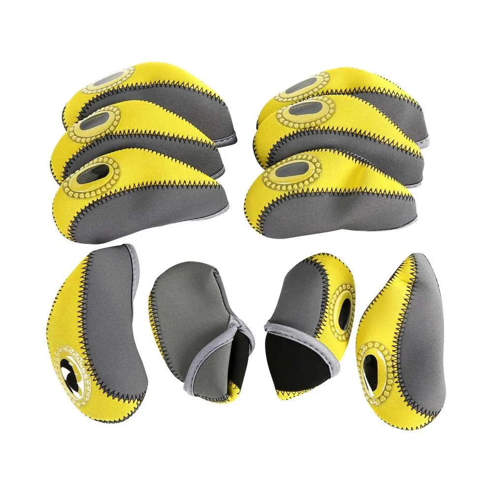 Golf Iron Head Covers Set 10pcs – Protective Club Headcovers Golf Head Covers PLUSH