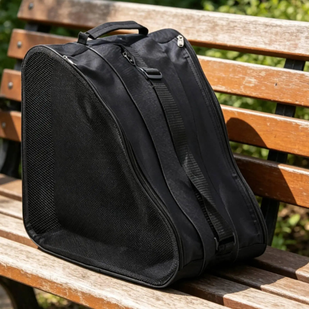 Portable Roller Skate Bag – 3-Layer Mesh Inline Skate Carrier Skate Carrier Bag PLUSH