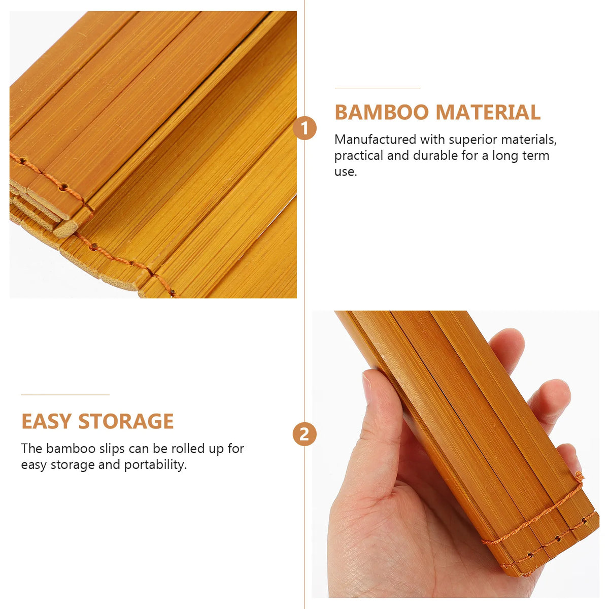 Unfinished Bamboo Book DIY Blank Sheet – Calligraphy & Decor DIY Bamboo Craft Book PLUSH