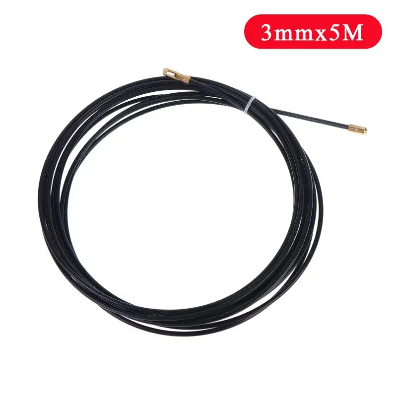 Nylon Cable Puller Spring Tape 5–30M | Flexible Wire Lead Tool Cable Puller Fish Tape PLUSH 3mmx5M