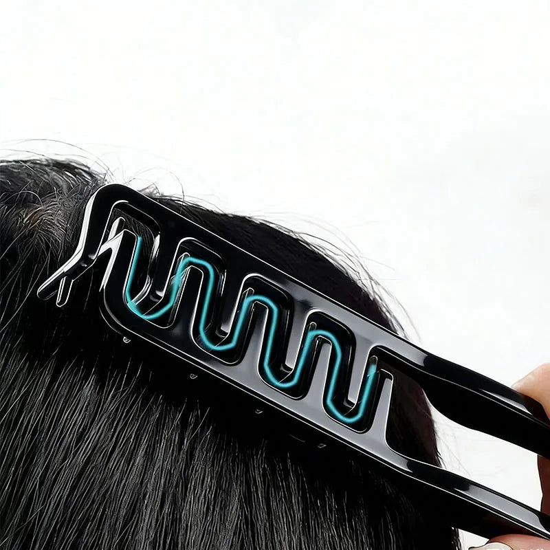 Salon Styling Comb Set – Shark Tooth Detangling Brush Hair Comb Set PLUSH