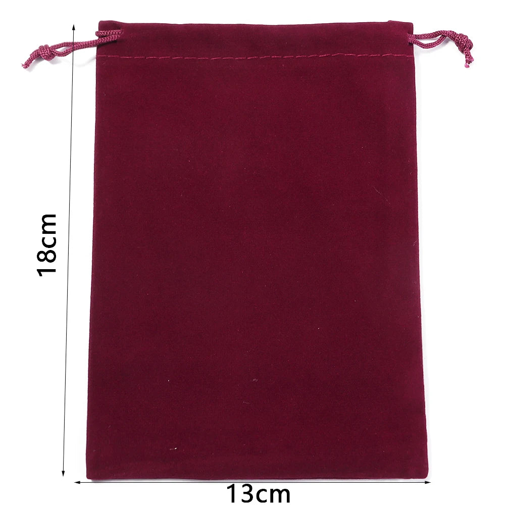 Velvet Drawstring Jewelry Pouches Gift Bags 5-10pcs Velvet Gift Pouches PLUSH WR13X18 5pcs cm