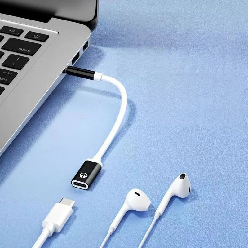 3.5mm to USB-C Female Audio Adapter Cable | Lossless Sound Audio Adapter Cable PLUSH